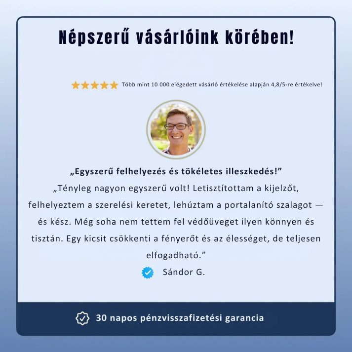 Arctiqo™ 3 az 1-ben védőüveg
