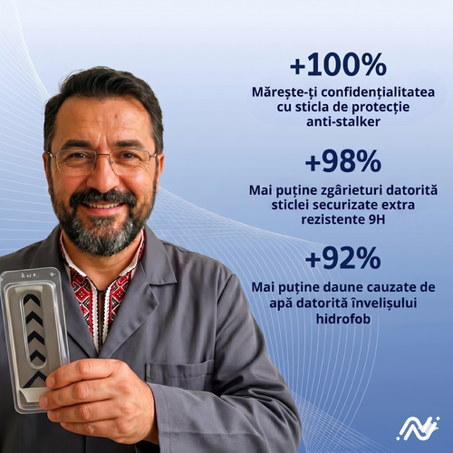 Arctiqo™ Sticlă de protecție 3 în 1